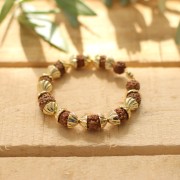 Semi naturali di Rudraksha lacrime di shiva 12 mm x10