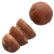 5 set di perle guru da 12 mm e 8,7 mm per il bracciale tibetano Mala - albero di giuggiole