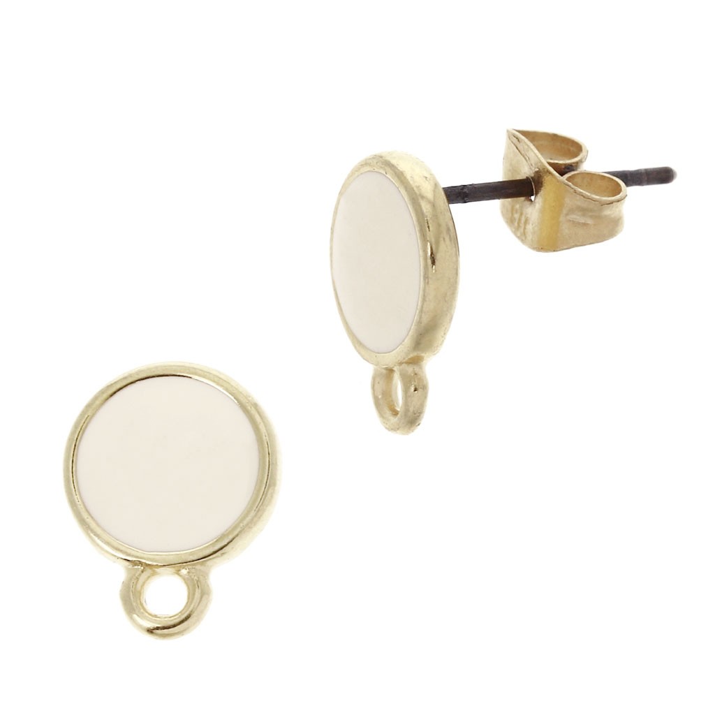 ChicSilver 925 - Orecchini A Lettera In Argento Sterling 925 Con Resina Epossidica - Regalo In Scatola, Lettera S