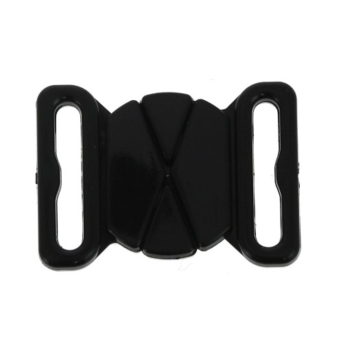 Attacco Costume da bagno 17 mm - forma ovale - Nero x1