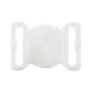 Attacco Costume da bagno 17 mm - forma ovale - Bianco x1