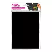 Kit di 10 carte da grattare formato A5 - Nero - Arcobaleno x1