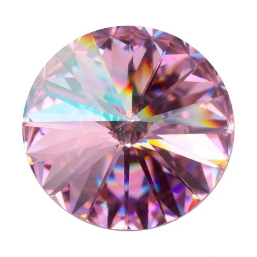 Cabochon PureCrystal 1122 Rivoli mm. 8 Rose