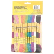 Assortimento 36 fili da ricamo per bracciale brasiliano & ricamo - Pastello x1