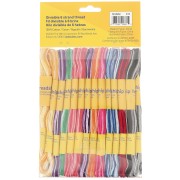 Assortimento 36 fili da ricamo per bracciale brasiliano & ricamo effetto ombra -x1