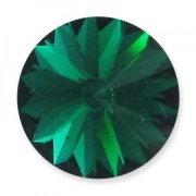 Cabochon PureCrystal 1122 Rivoli mm. 8 Emerald|raw }}