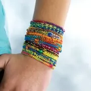 Assortimento 36 fili da ricamo per bracciale brasiliano & ricamo - Tie-Dye x1