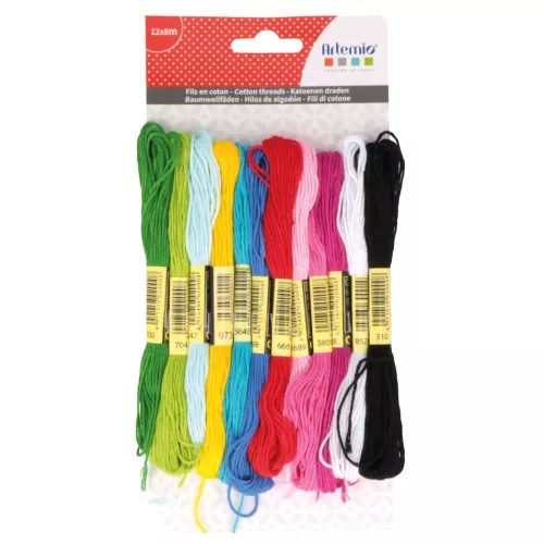 Assortimento 12 matassine per bracciale brasiliano & ricamo - Viva la Vida x1