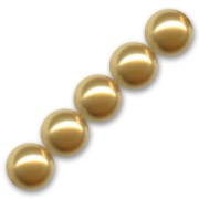 Perline PureCrystal 5810 mm. 6 Bright Gold Pearl x10