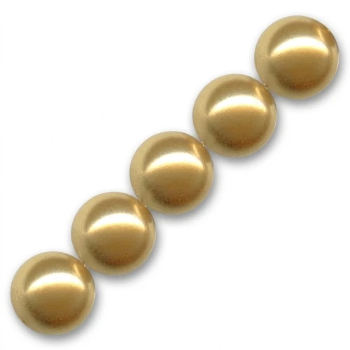 Perline PureCrystal 5810 mm. 6 Bright Gold Pearl x10
