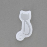 Stampo silicone per segnalibro - modello gatto - per resina x1