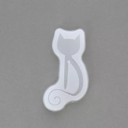Stampo silicone per segnalibro - modello gatto - per resina x1