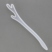 Stampo silicone per bastoncini per capelli 180 mm - forma rami - in resina x1