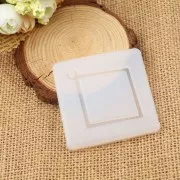 Stampo silicone rombo scavato per realizzare dei pendenti in resina 56x48 mm x1