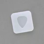 Stampo silicone triangolo arrotondato per realizzare dei cabochon in resina x1