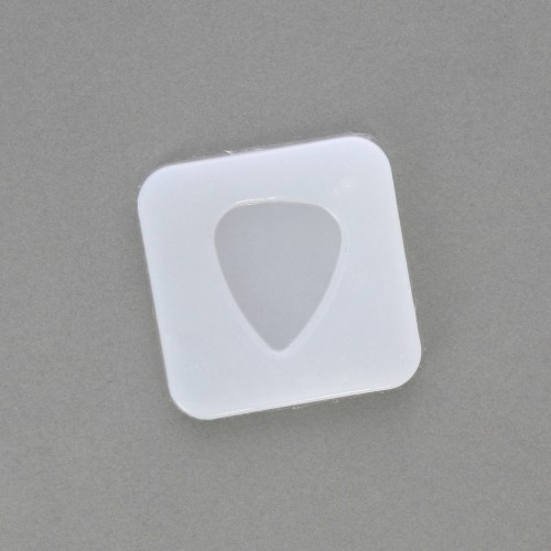 Stampo silicone triangolo arrotondato per realizzare dei cabochon in resina x1