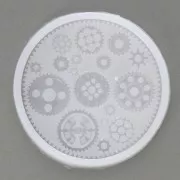 Stampo silicone per resina - modello ingranaggio x1