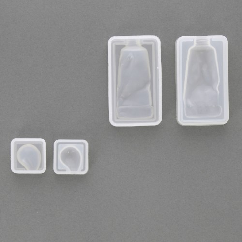 Kit stampi silicone shaker 2 parti per resina - tubo di guazzo & goccia n°3 x1