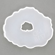 Stampo in silicone - forma geode scavato - 128x108 mm per resina x1