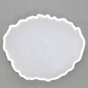 Stampo in silicone - forma geode - 130x108 mm per resina x1