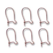 Orecchini fil mm. 15 rame antico x6