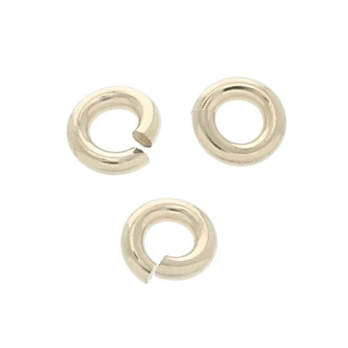 Anellini aperti mm.  3x0.76 in Gold filled x100