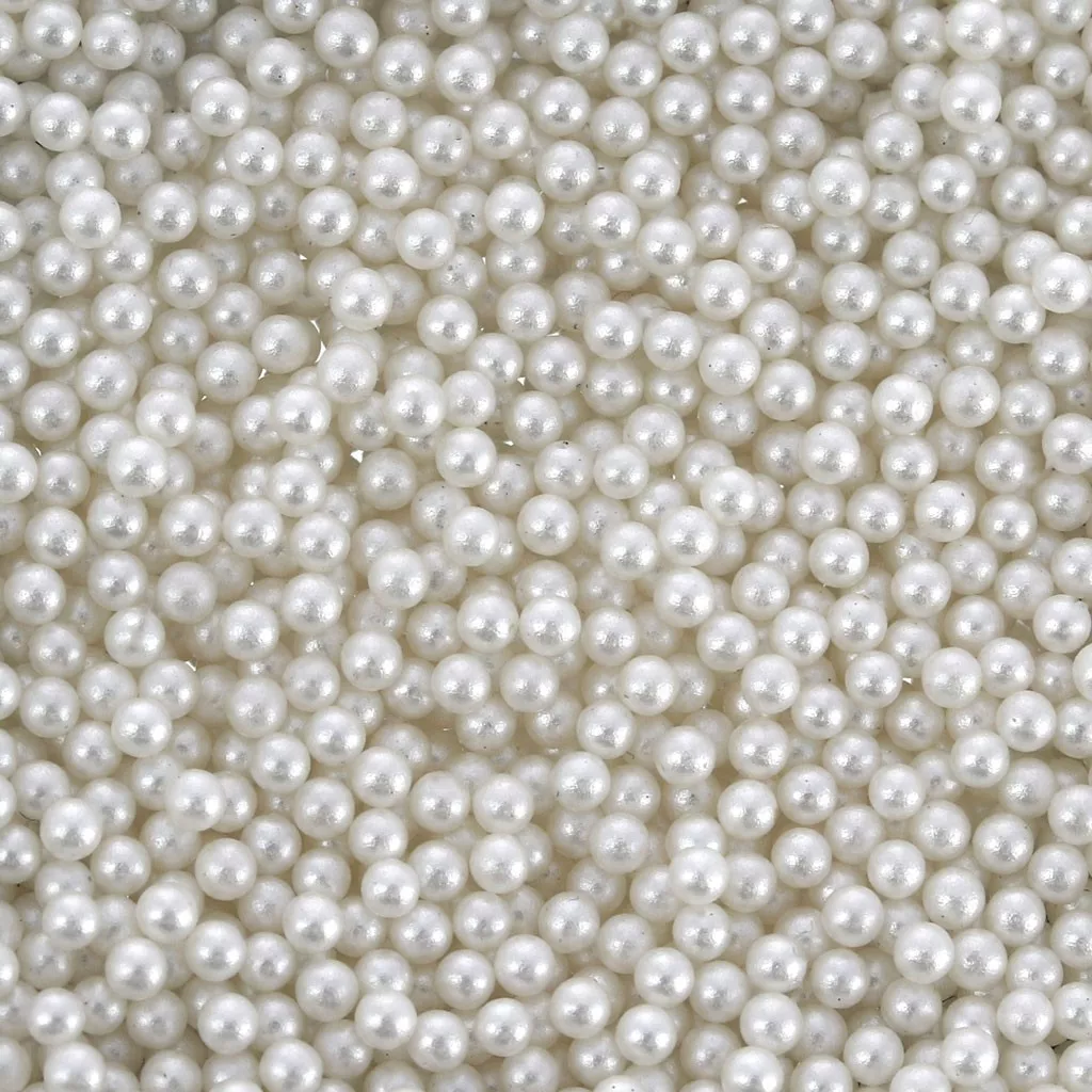 PH PandaHall 1535pz Perle Bianche Senza Foro Perle Rotonde, 2.5mm 3mm 4mm 5mm 6mm 8mm Perline in Acrilico per Fai Da Te Artigianato Anelli Bracciali Orecchini Collane