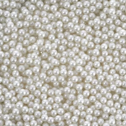 Perle rotonde senza foro - mini palline PureCrystal - 5809 1.5 mm White Pearl x50
