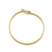 Orecchini a decorare mm. 15 x mm. 0.7 in Gold filled x40|raw }}