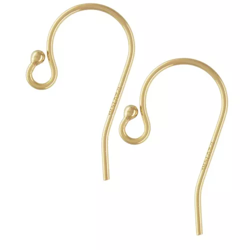 Orecchini ganci 11.5mm in Gold filled x20