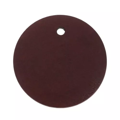 Pendente rotondo in legno tinto 30 mm - Rosso x1