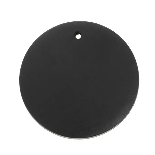 Pendente rotondo in legno tinto 30 mm - Nero x1