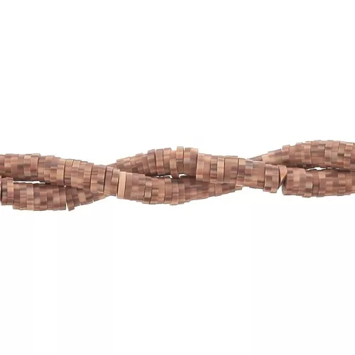 Perla in pasta polimerica 5x1 mm Multi Dark Brown x39 cm