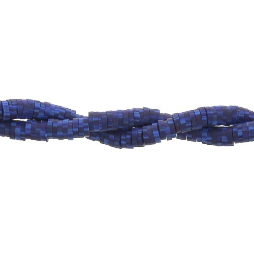 Perla in pasta polimerica 5x1 mm Multi Dark Blue x39 cm