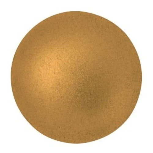 Cabochon rotondo di vetro di Puca® 25 mm Golden Mat x1
