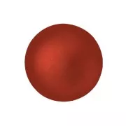 Cabochon di vetro di Puca® 18 mm  Red Metallic Mat x1