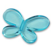 Farfalla mm. 34x46 Aquamarina x1