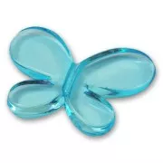 Farfalla mm. 34x46 Aquamarina x1