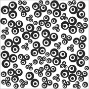 Placca per testura Cernit 9 cm - Contemporary Clovers x1