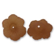 Fiori mm.  4x11 Smoked Topaz Frosted x10|raw }}