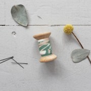 Bordino Crêpe di viscosa Atelier Brunette 10 mm - Canopy Cactus x1m