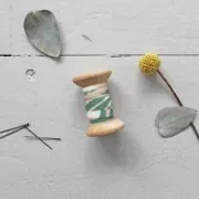 Bordino Crêpe di viscosa Atelier Brunette 10 mm - Canopy Cactus x1m