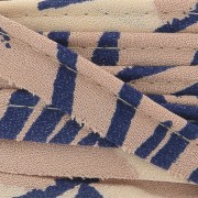 Bordino Crêpe di Viscosa Atelier Brunette 10 mm - Canopy Cobalt x1m|raw }}