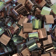 Miyuki Tila Beads 5x5x1.9 mm TL-55020 - Crystal Copper Rainbow x10g|raw }}
