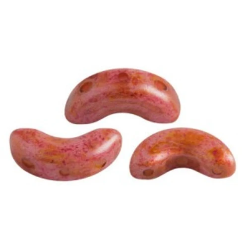Arcos® di Puca® 5x10 mm Opaco Rosa Spotted x10g