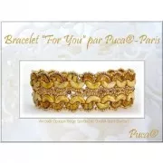 Arcos® di Puca® 5x10 mm Opaco Rosa Spotted x10g