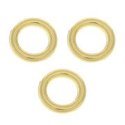 Anellini Chiusi 6x1.2 mm - Dorato con oro fino x4|raw }}