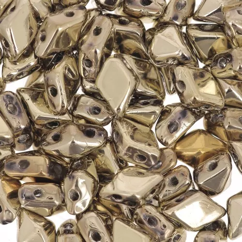 Diamonduo 2-hole mm.5x8 Full Dorado x10g