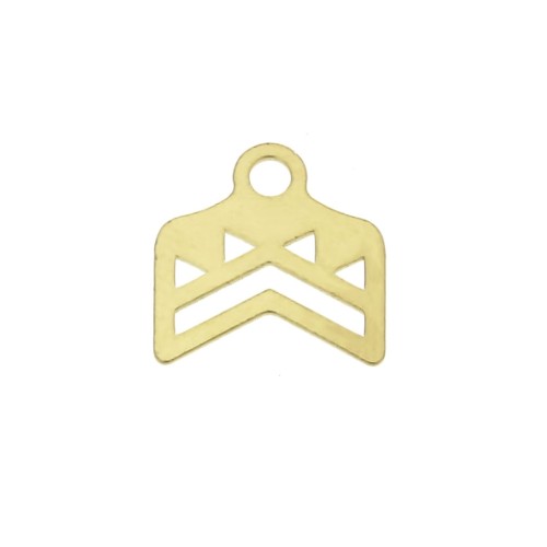 Terminali per tessitura di perline rocailles/Delica Perles&co 9mm Dorato oro fino