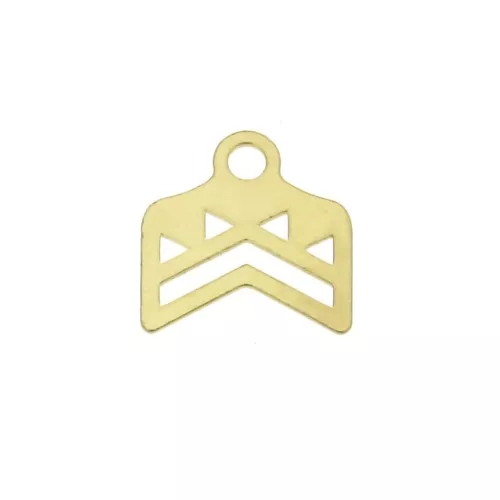 Terminali per tessitura di perline rocailles/Delica Perles&co 9mm Dorato oro fino